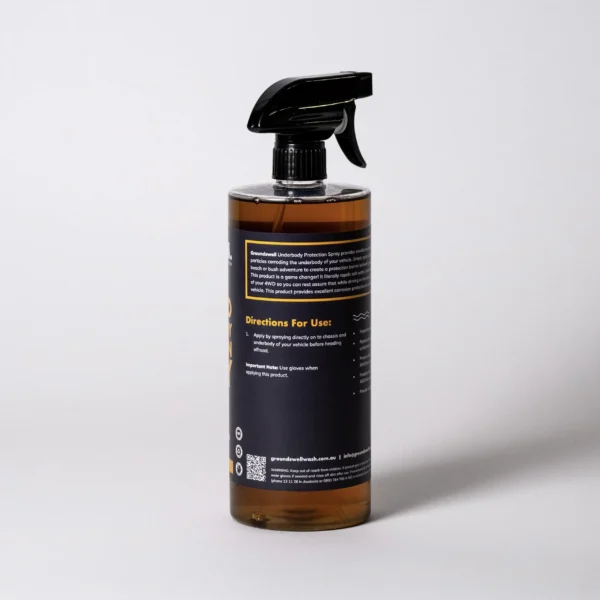 Groundswell Underbody Protection Spray - Directions For Use